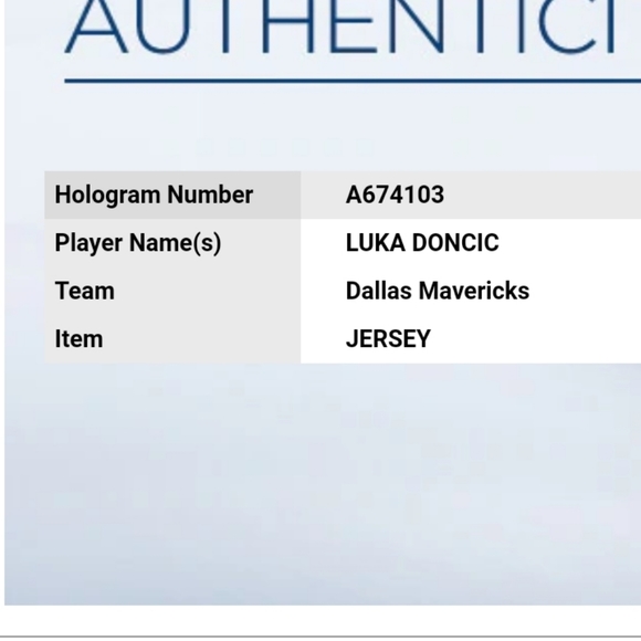 LUKA DONCIC SIGNED FANATICS LARGE JERSEY NIKE NWT - Picture 7 of 9